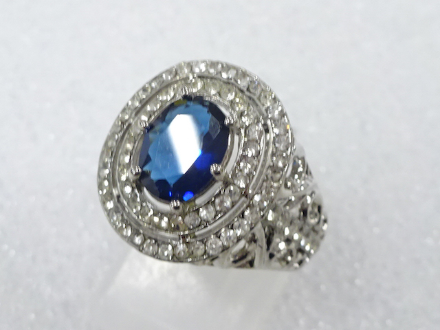 色石　指輪(14号)